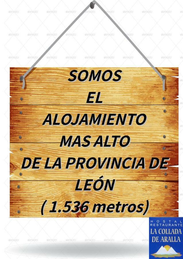 Hostal La Collada De Aralla Aralla de Luna Kültér fotó